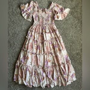 JessaKae Floral Dress in Pink and Purple